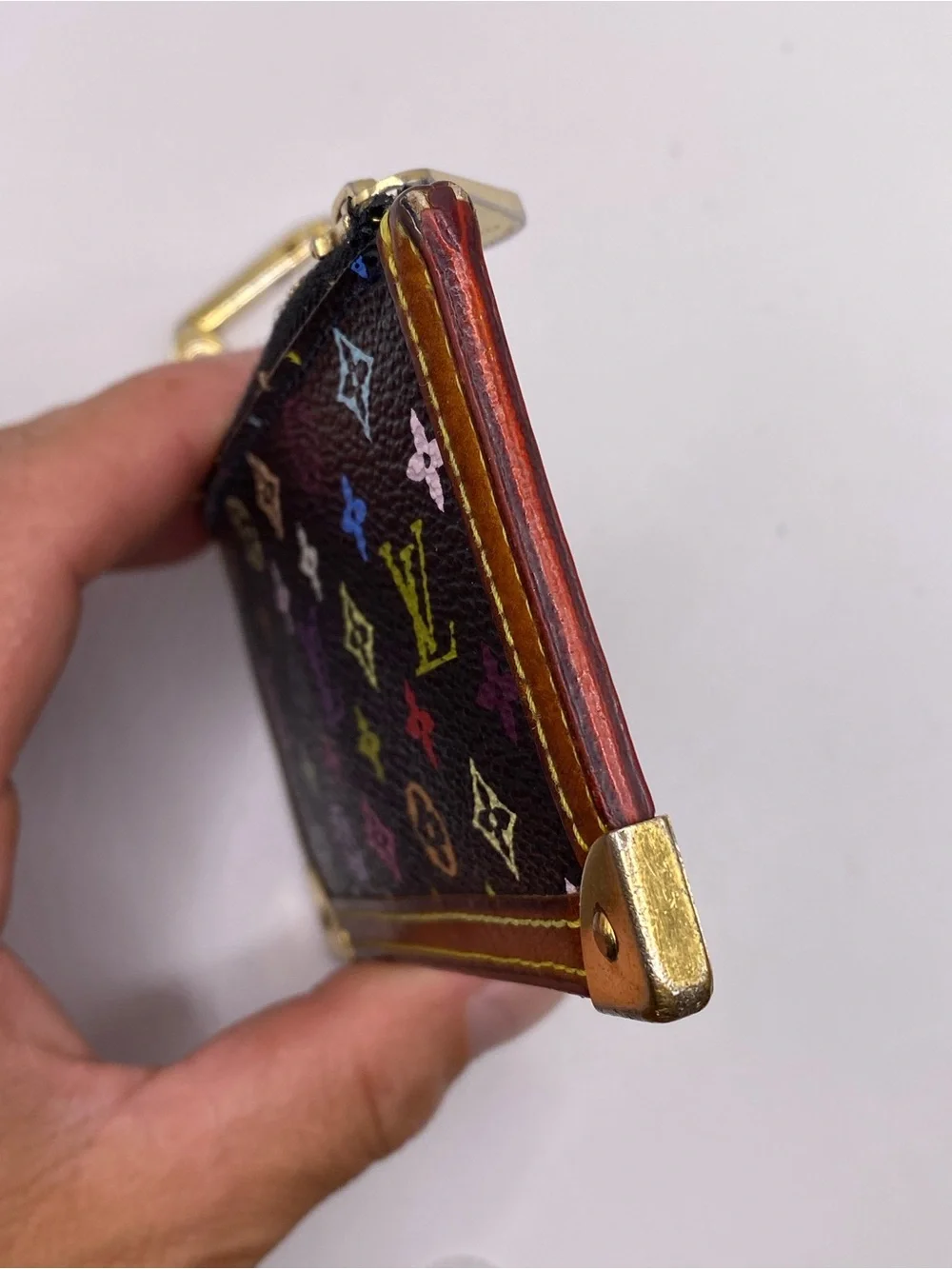 Louis Vuitton x Murakami Multicolor Noir Pouchette Cles